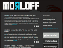 Tablet Screenshot of morloff.nl